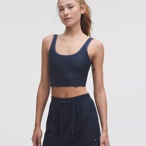 Lululemon Tank Top XS NWT Textured Mesh Tennis